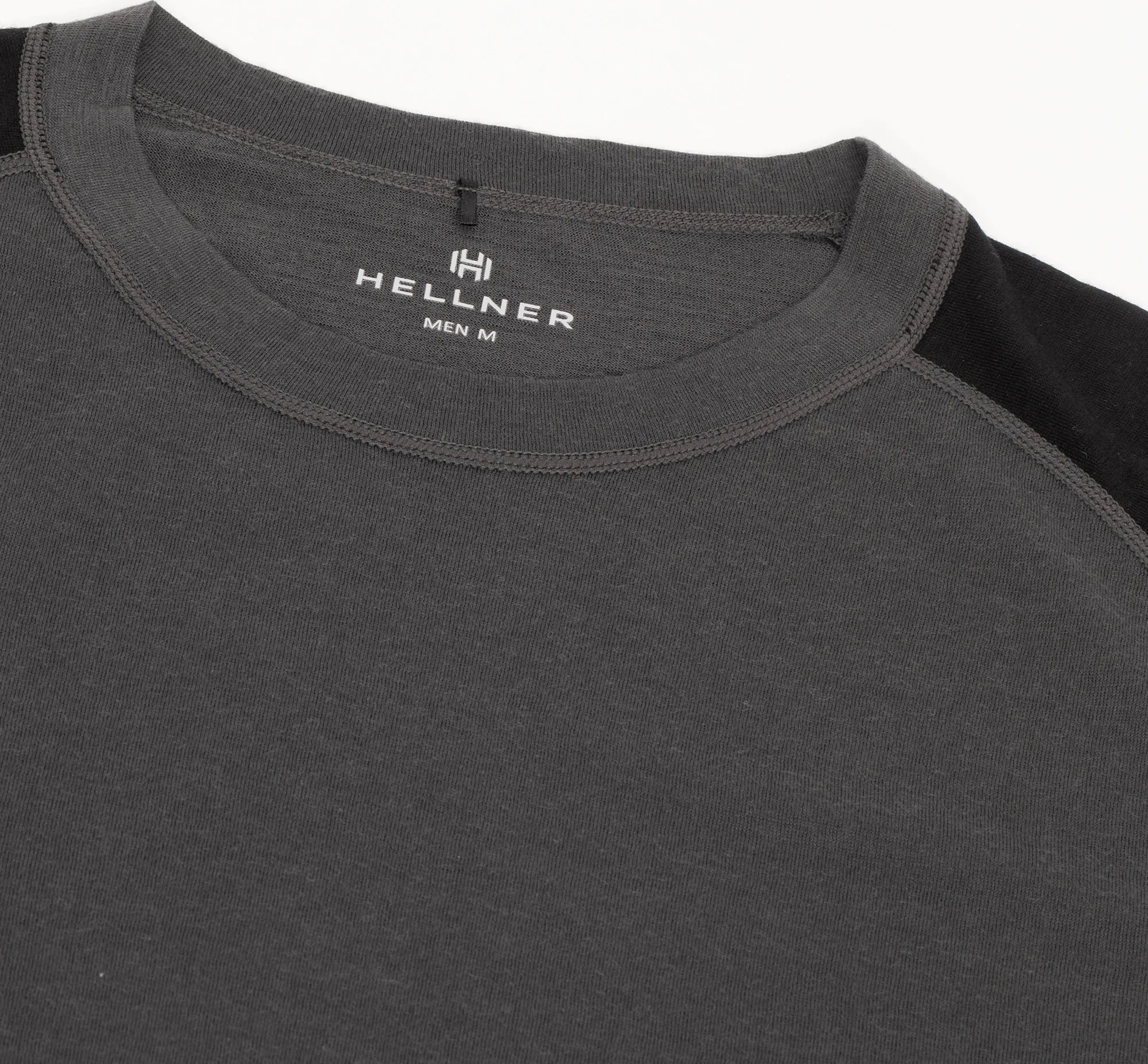 Hellner Wool Warm Base Layer Ls Men Phantom/Black Beauty