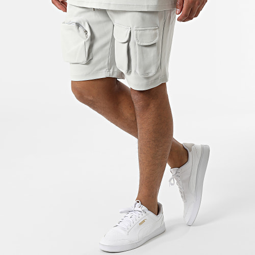 Ensemble Tee Shirt Oversize Short Jogging Y205UST Gris