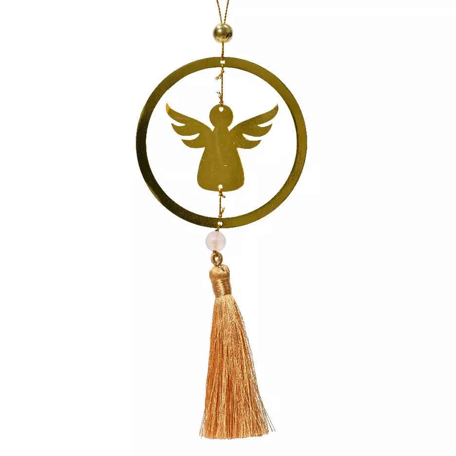 Ange à suspendre (H8 cm) Zaya Camel