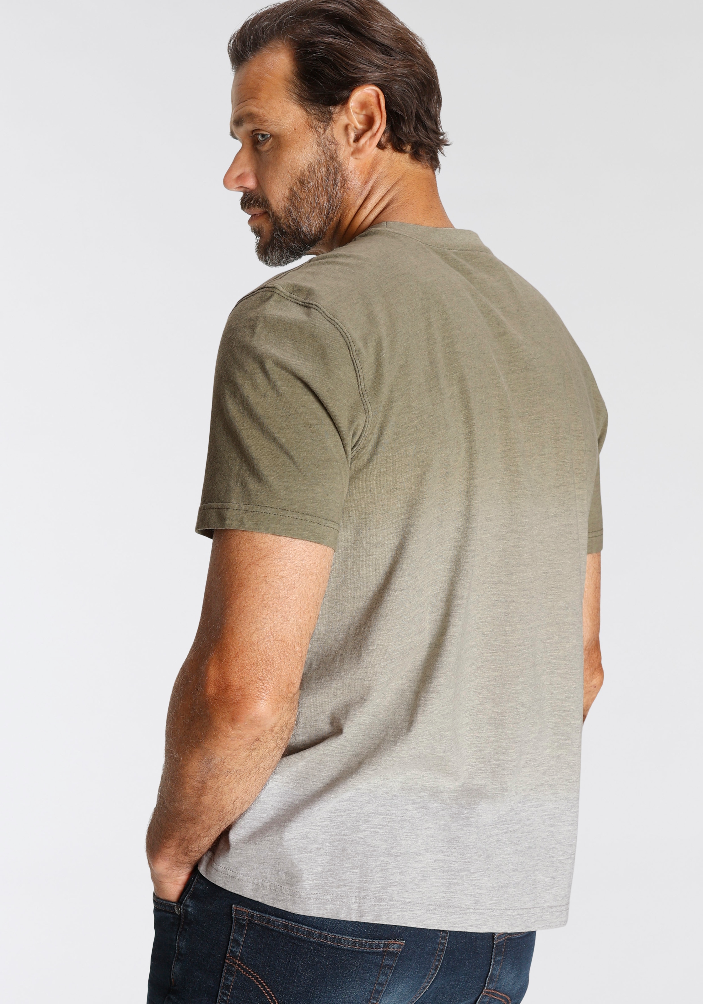 Man's World T-Shirt Kurzarm,  Regular Fit,  bedrucktes Design,  Rundhalsausschnitt