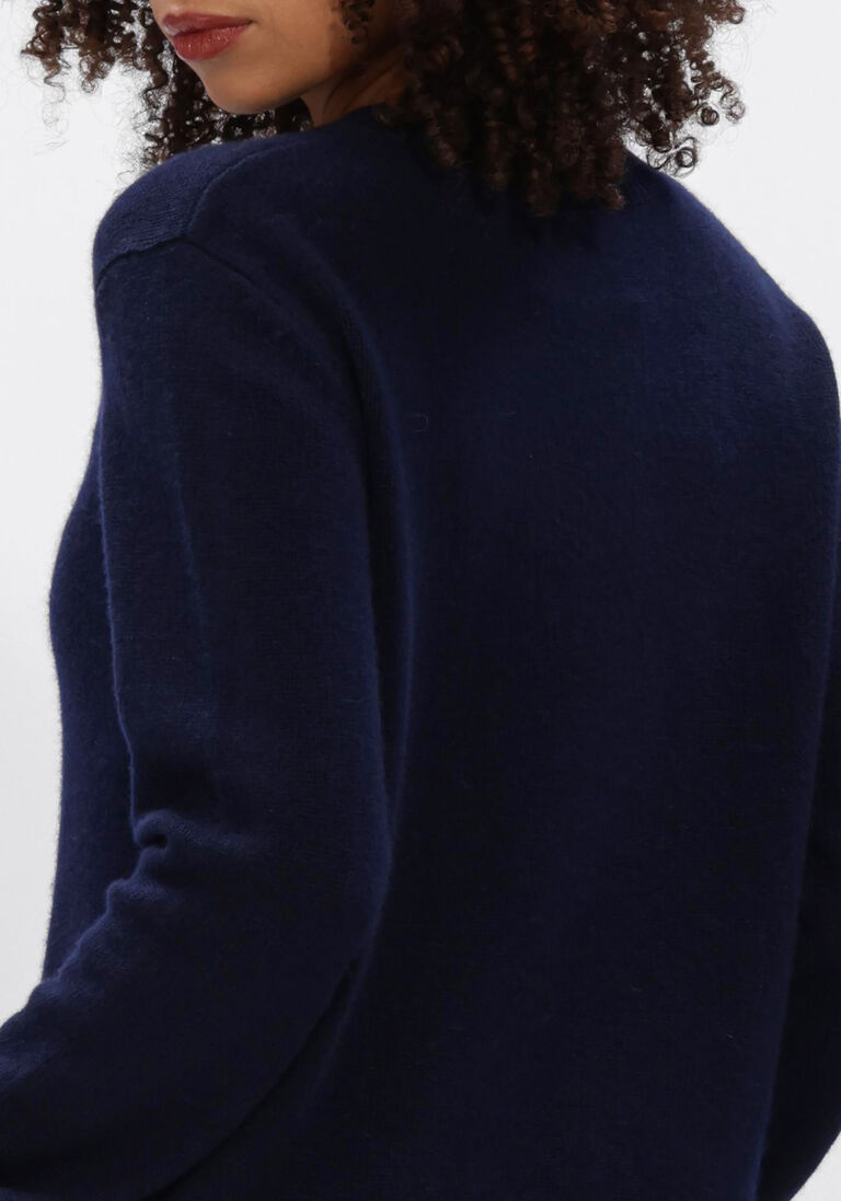 donkerblauwe lisa yang trui mable sweater