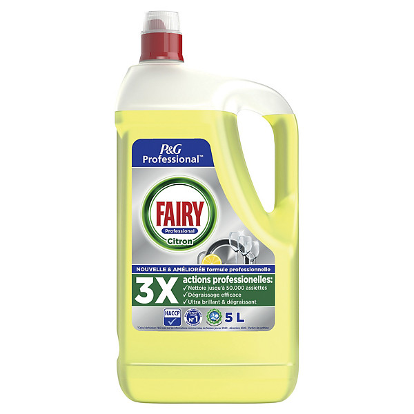 Liquide vaisselle Fairy citron 5 L