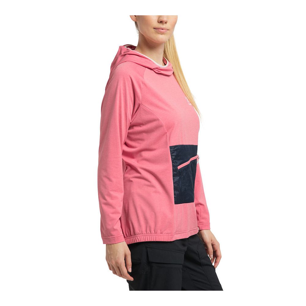 Haglöfs MIRRE MID - Polaire Femme tulip pink/tarn blue