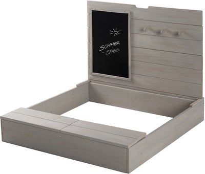 Roba Sandkasse med Lokk, Grå