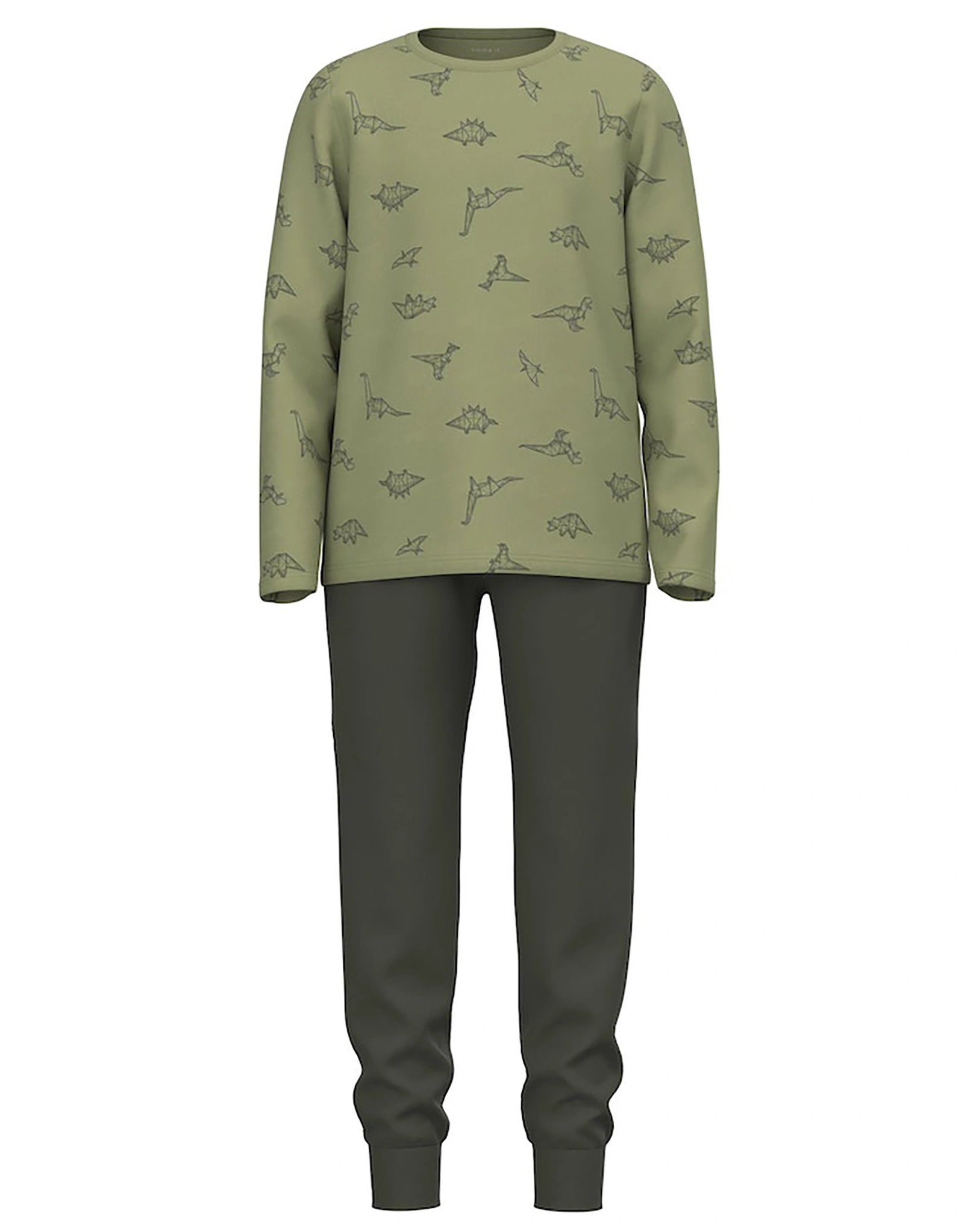 Schlafanzug NKMNIGHTSET - DINO in sage