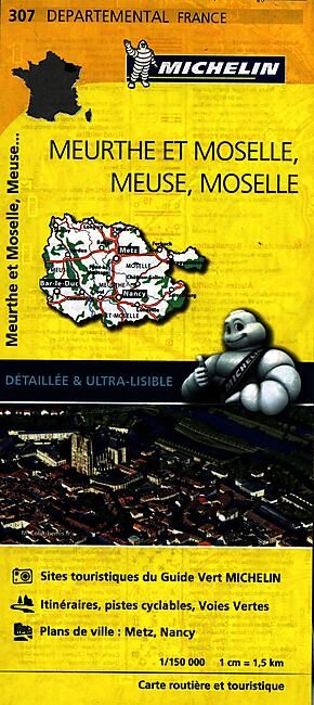 MICHELIN - 307 MEURTHE ET MOSELLE MEUSE MOSELLE