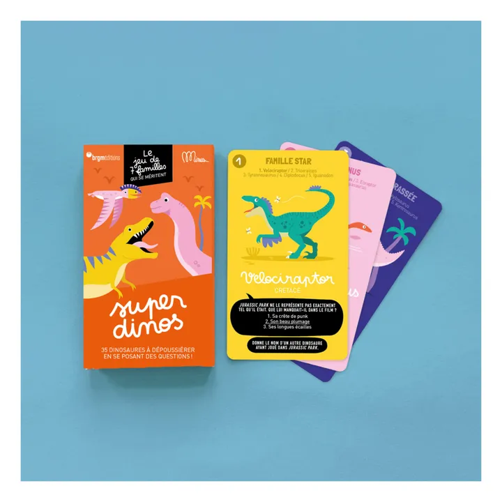 Minus Editions Jeu de 7 familles - Super Dinos