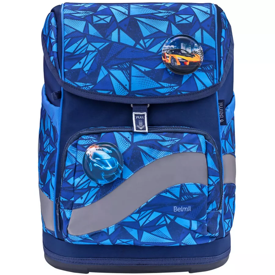 Belmil Schulranzen Premium Smarty Plus Set 5-teilig Glacier Blue