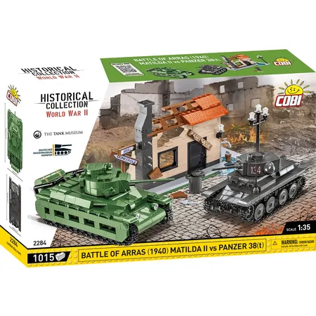 Cobi 2284 Historical Collection - Battle of Arras 1940 Matilda II vs Panzer 38(t)