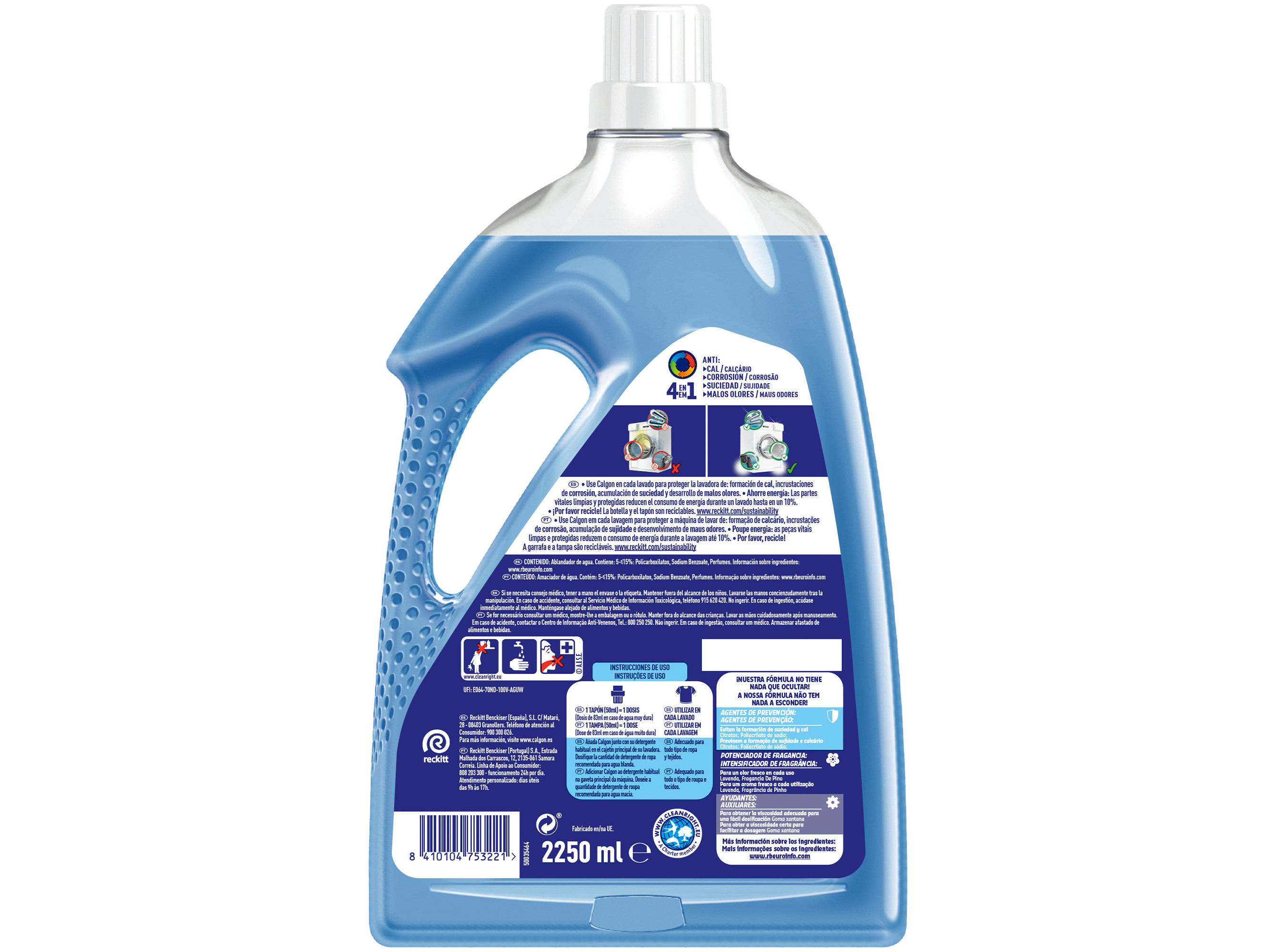 GEL ANTI-CALCÁRIO CALGON HYGIENE 2.25L