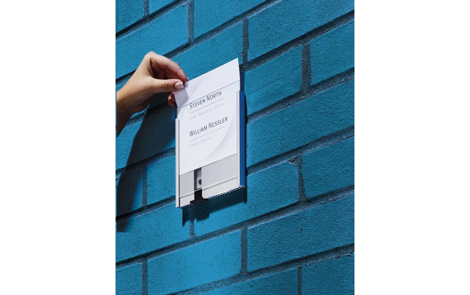 Türschild Info 149 x 148.5 mm, 1 StückTürschild im stabilem Alurahmen