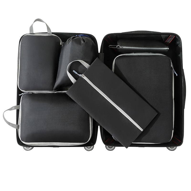 Evorest Bags - Set van 6: Eenvoudige reis-inpakkubus kledingorganizer (verschillende ontwerpen)