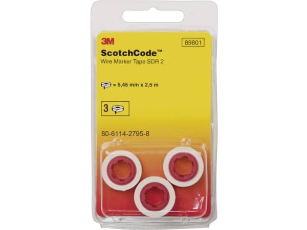 3M Scotchcode™ kabelmerker påfyllingsruller nummer 