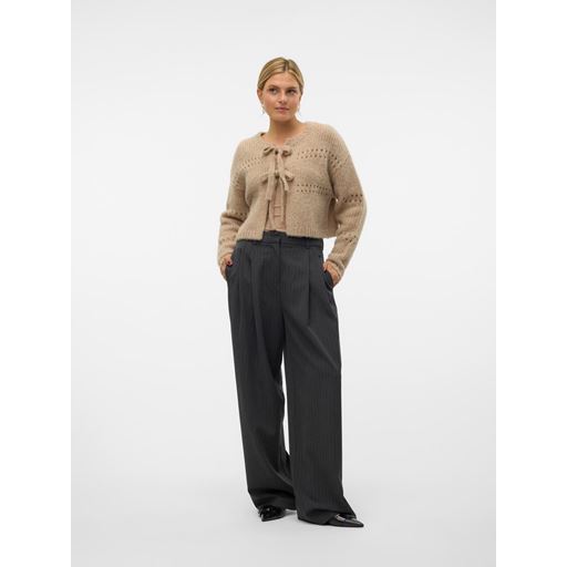 Vero Moda Adelina Short Cardigan, Silver Mink, XL