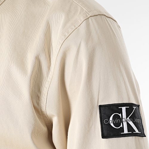 Chemise Manches Longues Monologo Badge Relax 3255 Beige