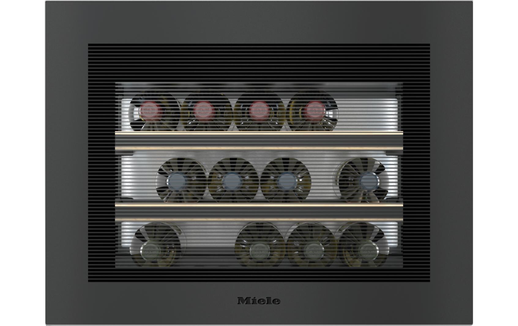 Einbauweinkühlschrank KWT 7112 iG 125 Gala Ed Unten<br>Einbau-Weinschrank mit FlexiFrame Plus und Push2open für anspruchsvollste Weinliebhaber