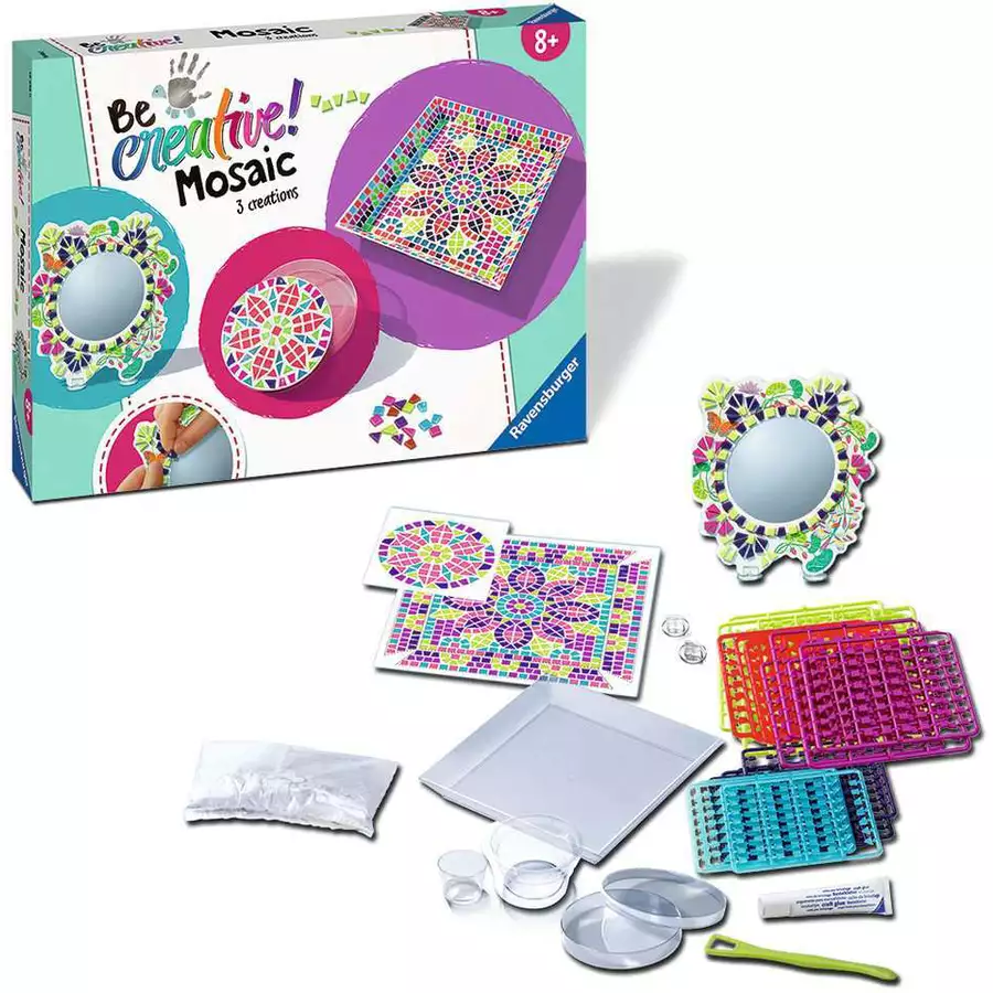 Ravensburger BeCreative Mosaic Maxi Romantic bunt