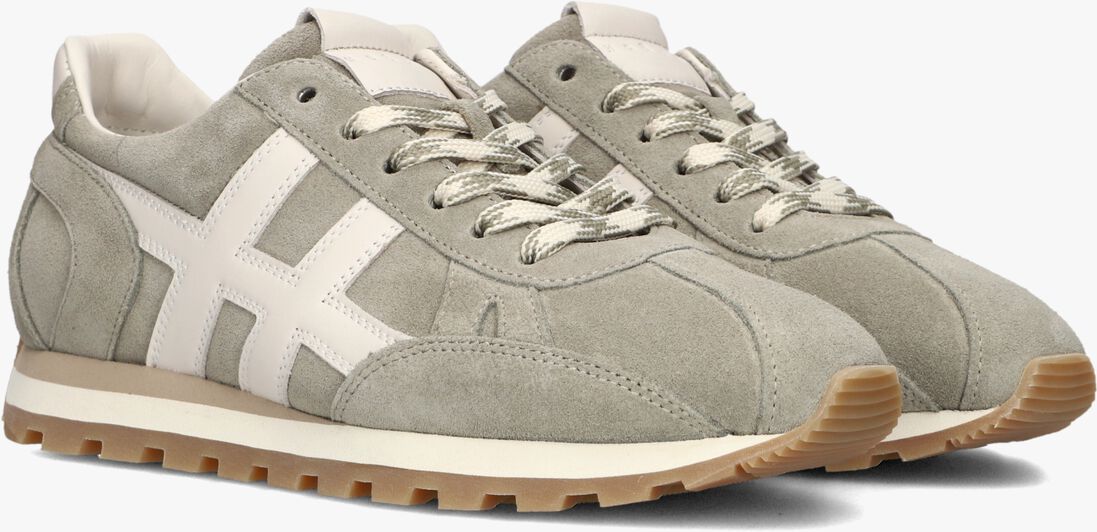 grijze hogan lage sneakers h701 allacciato h