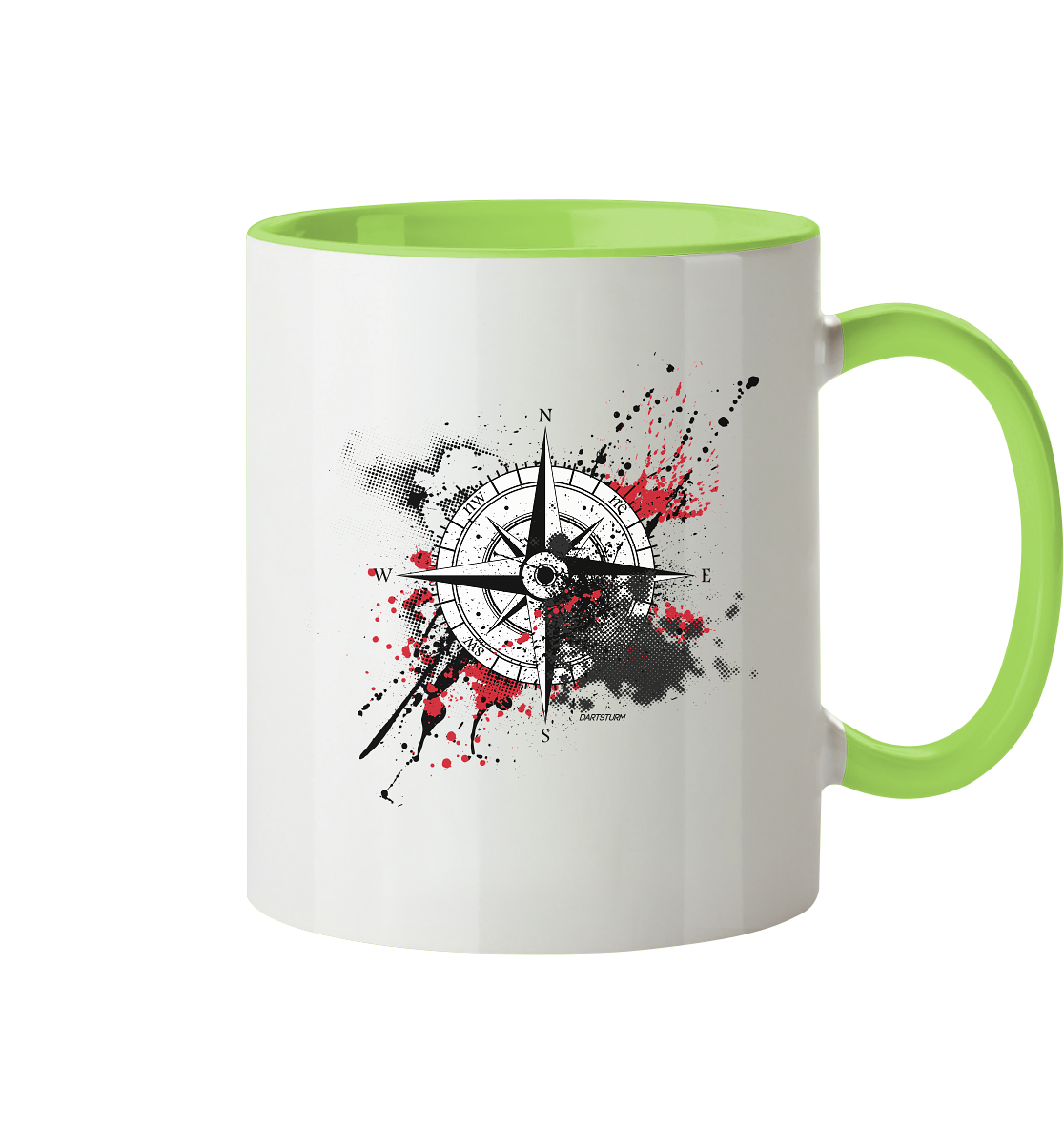 DartSturm - Navigator - Tasse zweifarbig
