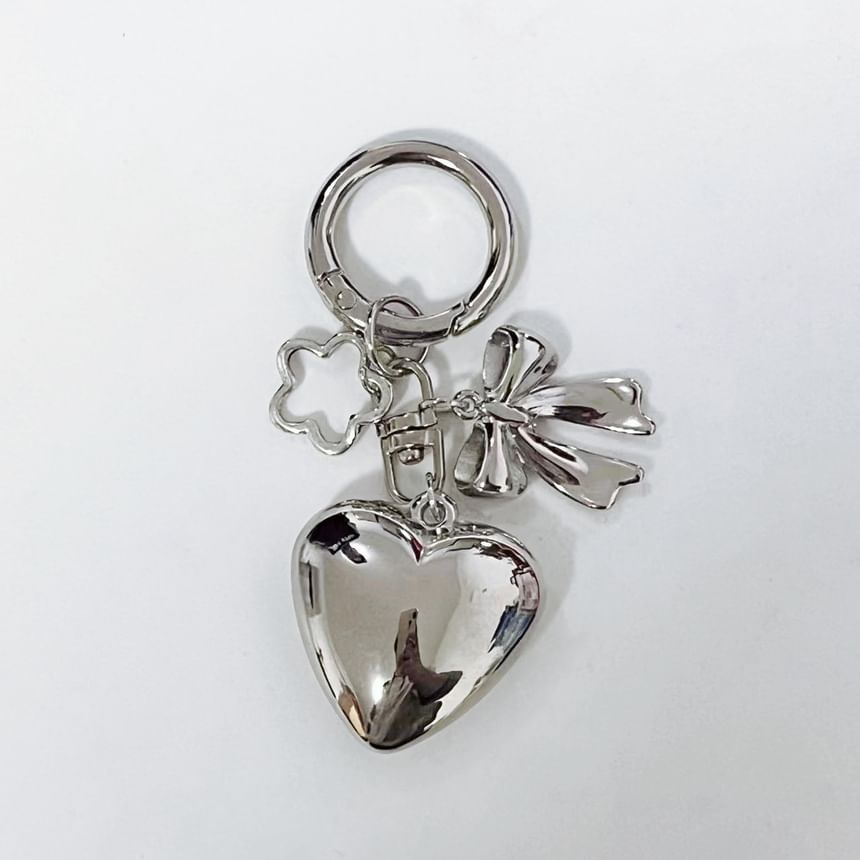 Karnemelk - Hart & Strik Legering Tasbedel / Sleutelhanger