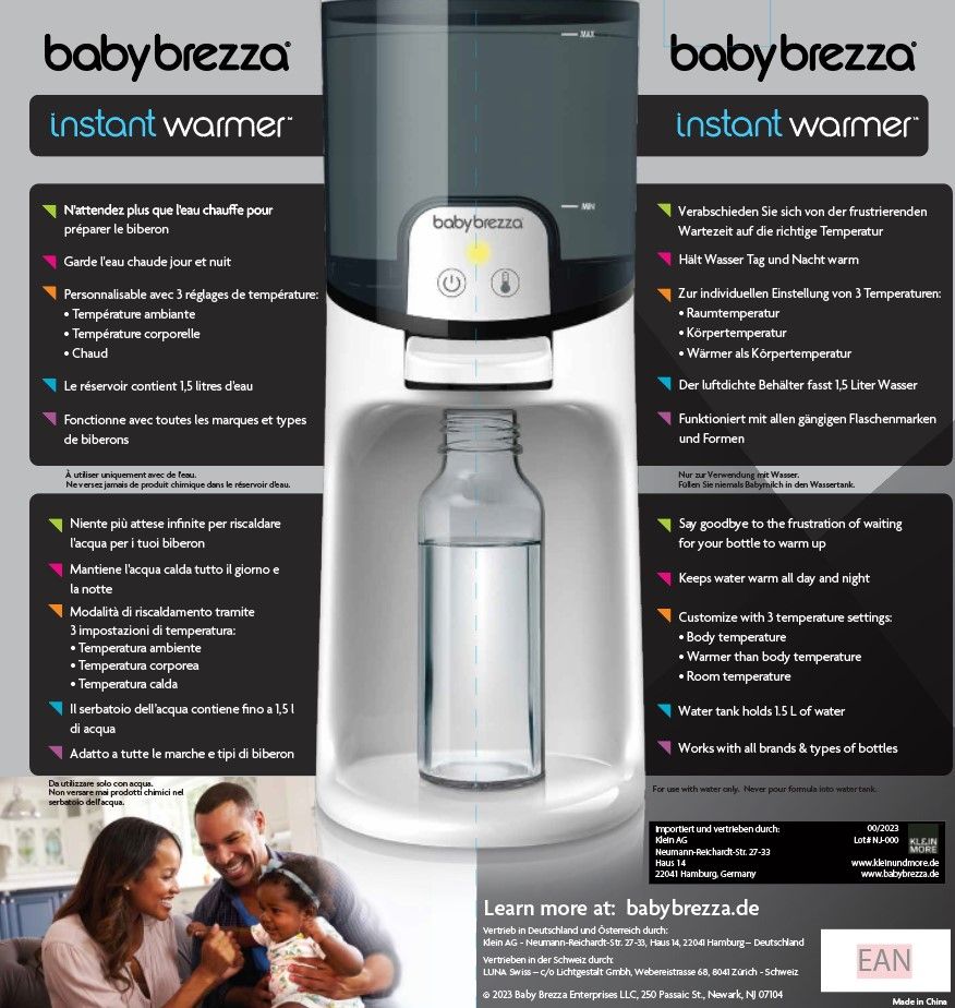 Baby Brezza Instant Warmer, weiß/ schwarz