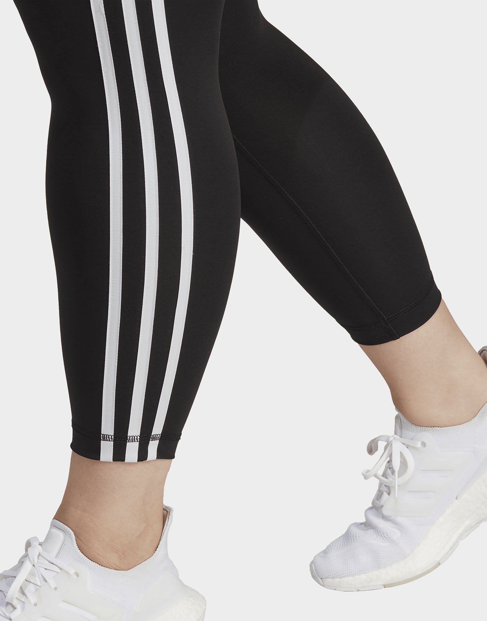 adidas Legging 7/8 taille haute à 3 bandes Train Essentials (Grandes tailles)