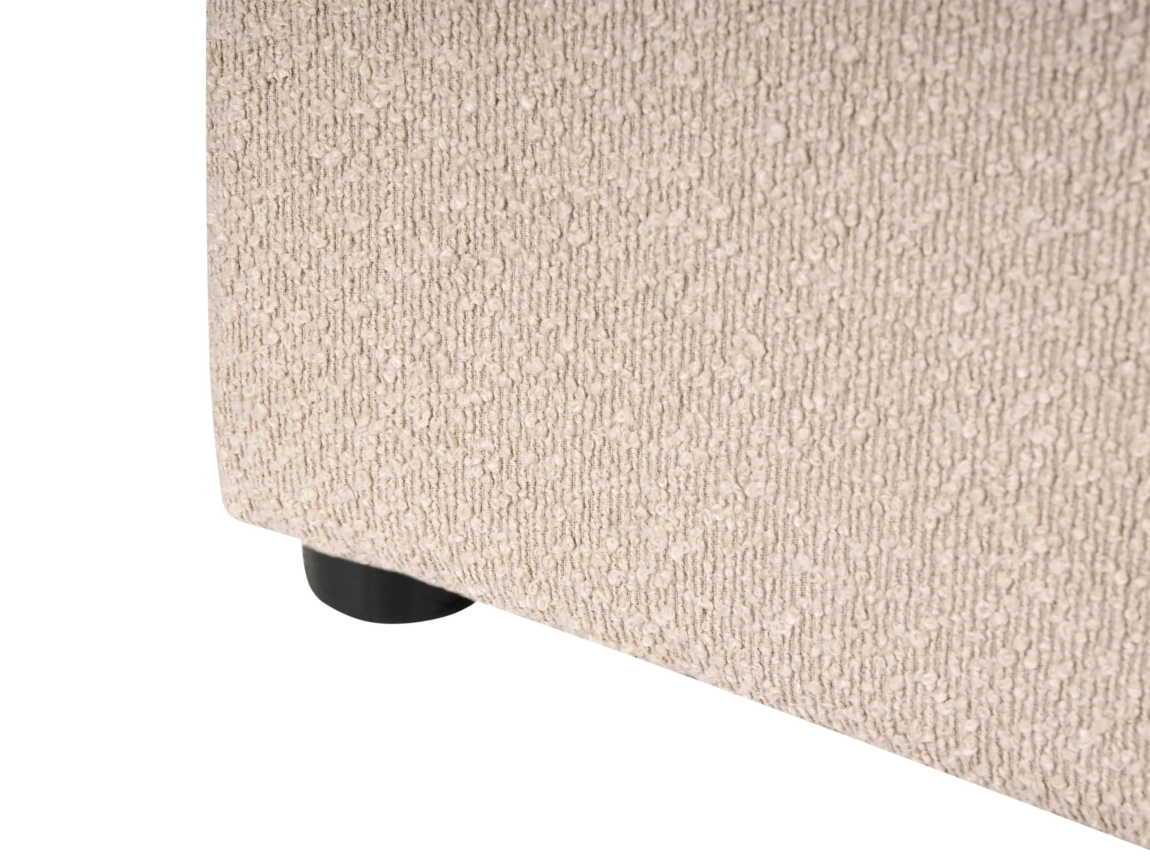 Bed met opbergruimte Bouclé QUILLIEN 180 x 200 cm Beige