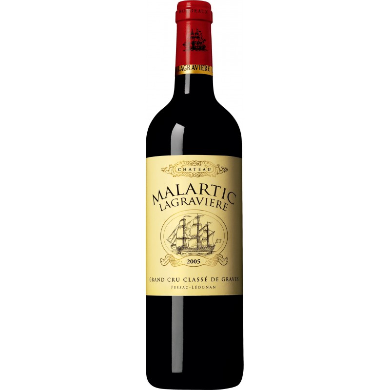 Château MALARTIC LAGRAVIERE Rouge 2015 - Pessac-Léognan Rouge - Cru Classé - par Caisse bois de 6 Magnums 150 cl