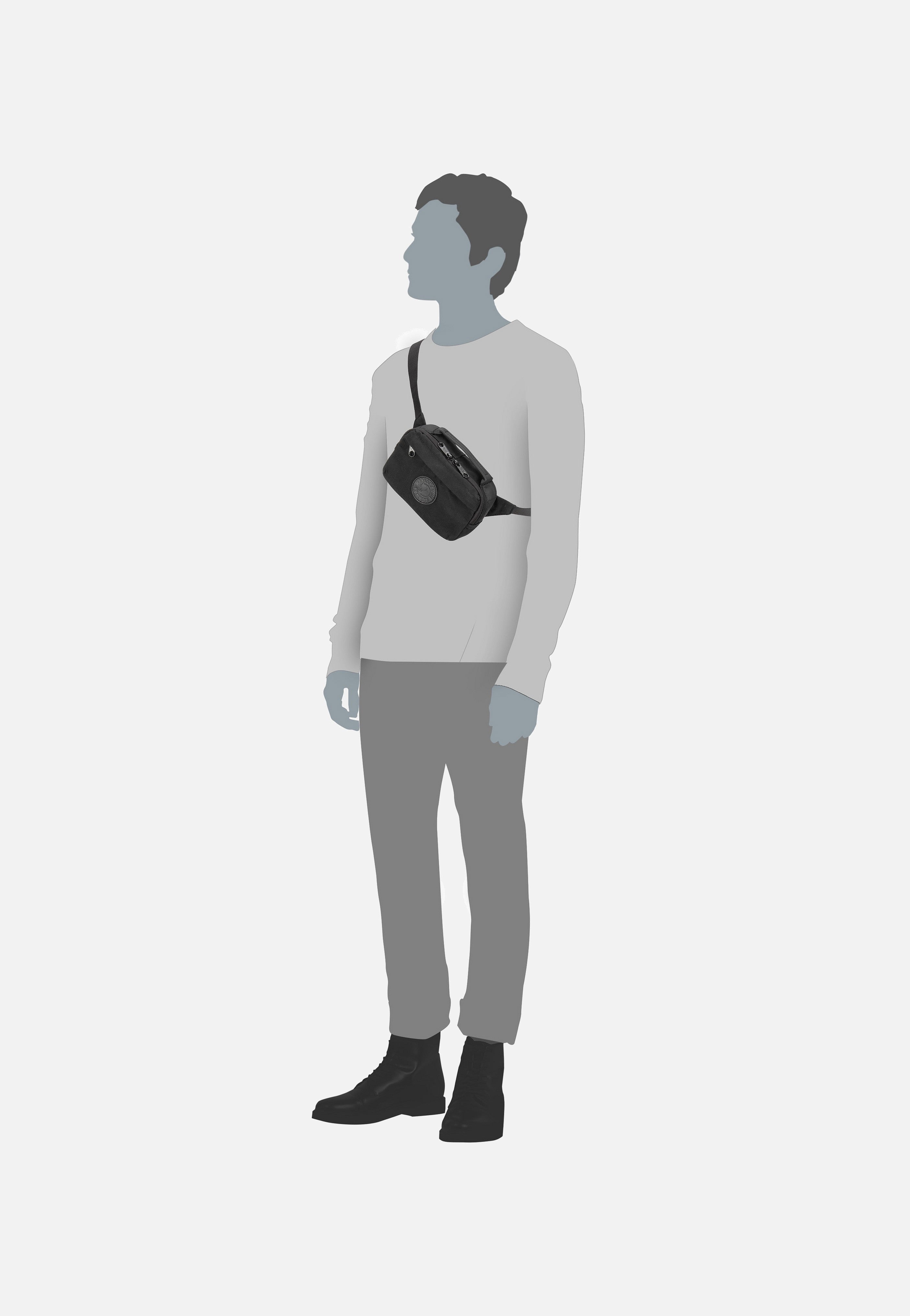 Kanken No.2 Black Hip Pack Black - Bauchtasche