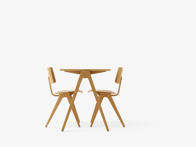 &tradition Daystak RD2 eettafel beuken met zwart fineer