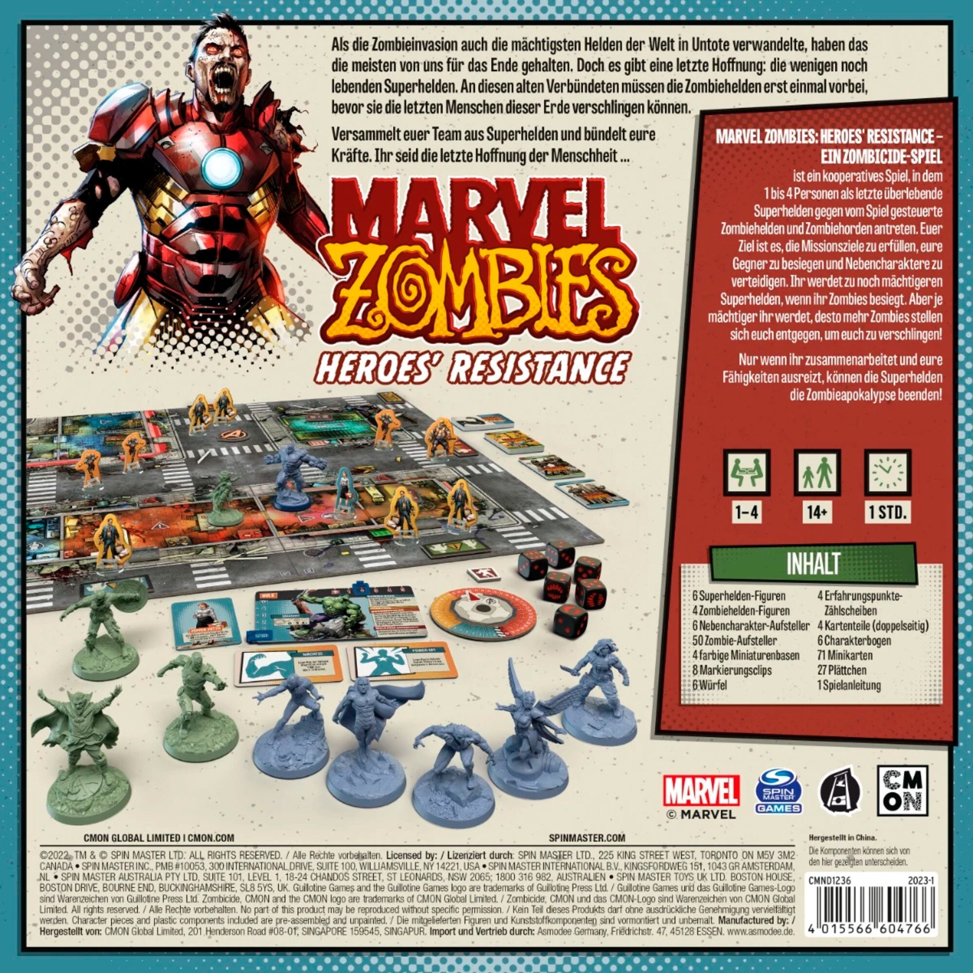 Asmodee Brettspiel Marvel Zombies Heroes' Resistance - Ein Zombicide-Spiel