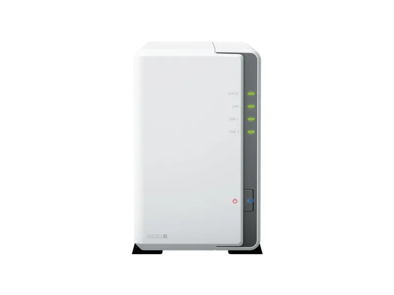 Synology Disk Station DS223J - NAS-server - SATA 6Gb/s - RAID 0, 1, JBOD - RAM 1 GB - Gigabit Ethernet - iSCSI support
