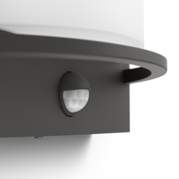 Philips buitenlamp Samondra antraciet met sensor LED 3,8W 800 lm