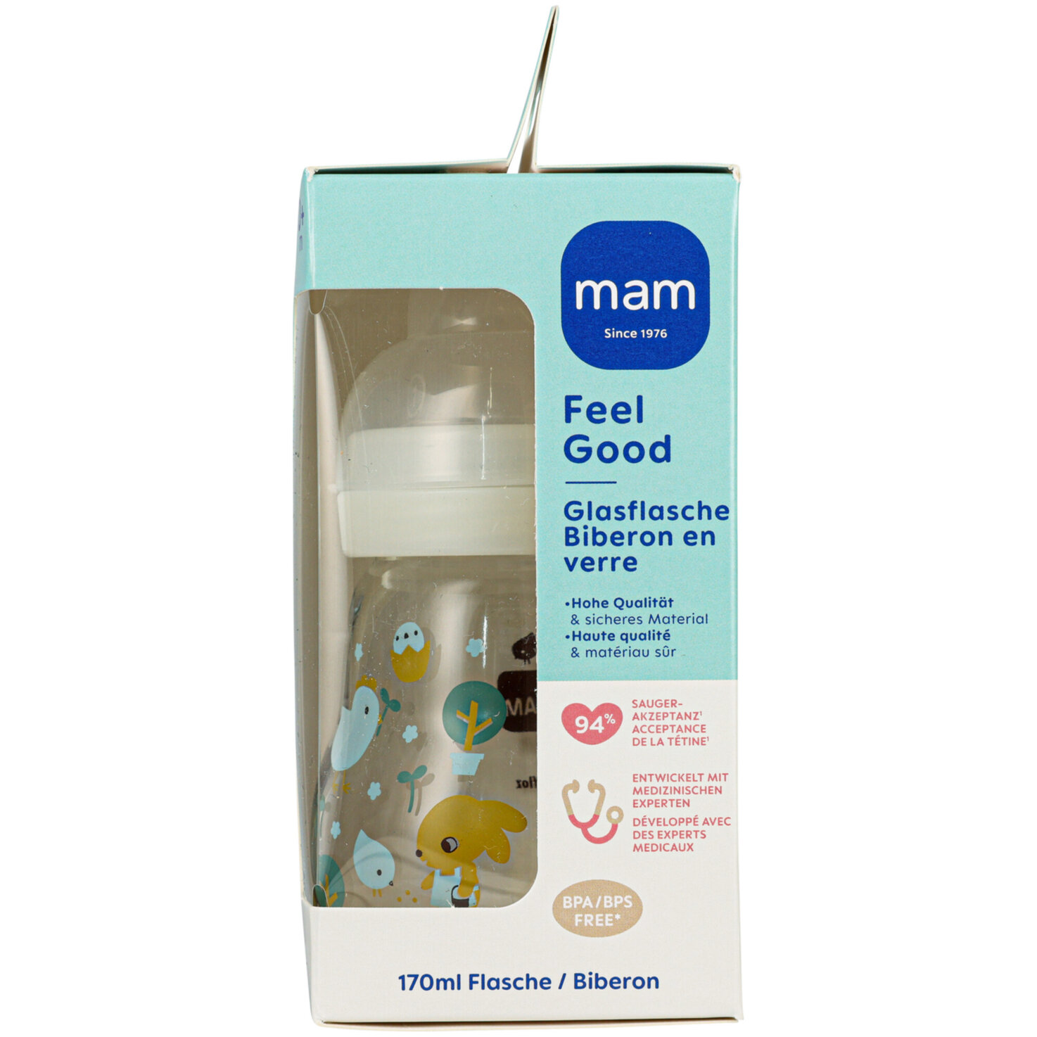 Mam Feel Good Glasflasche Unisex