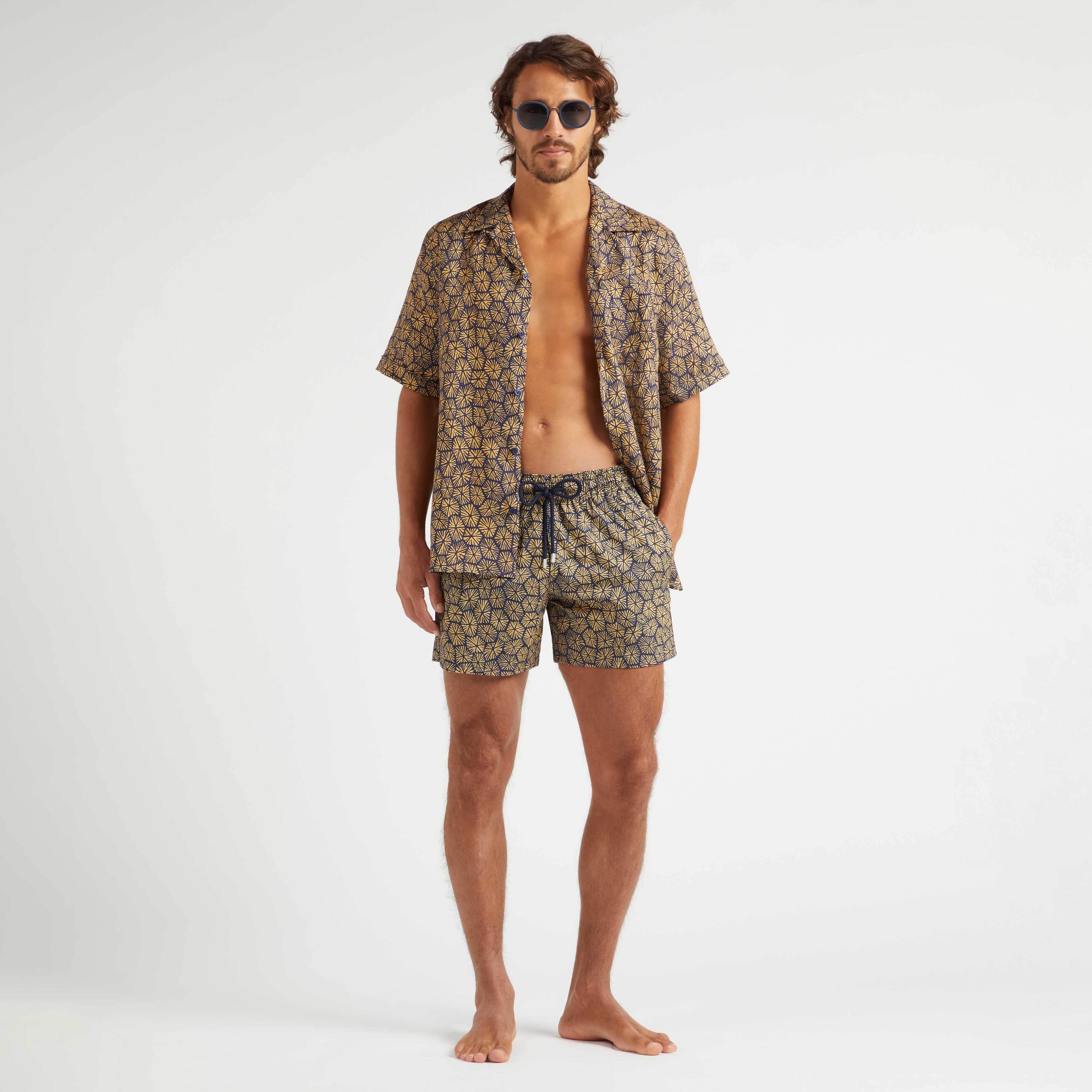 Chemise Bowling en Lin Homme Carapaces