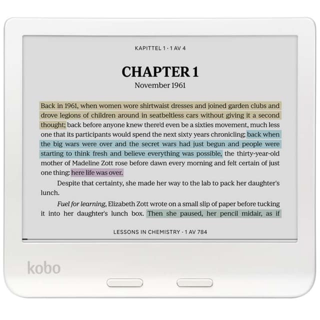 Kobo Libra Colour e-bogslæser 32 GB (hvid)
