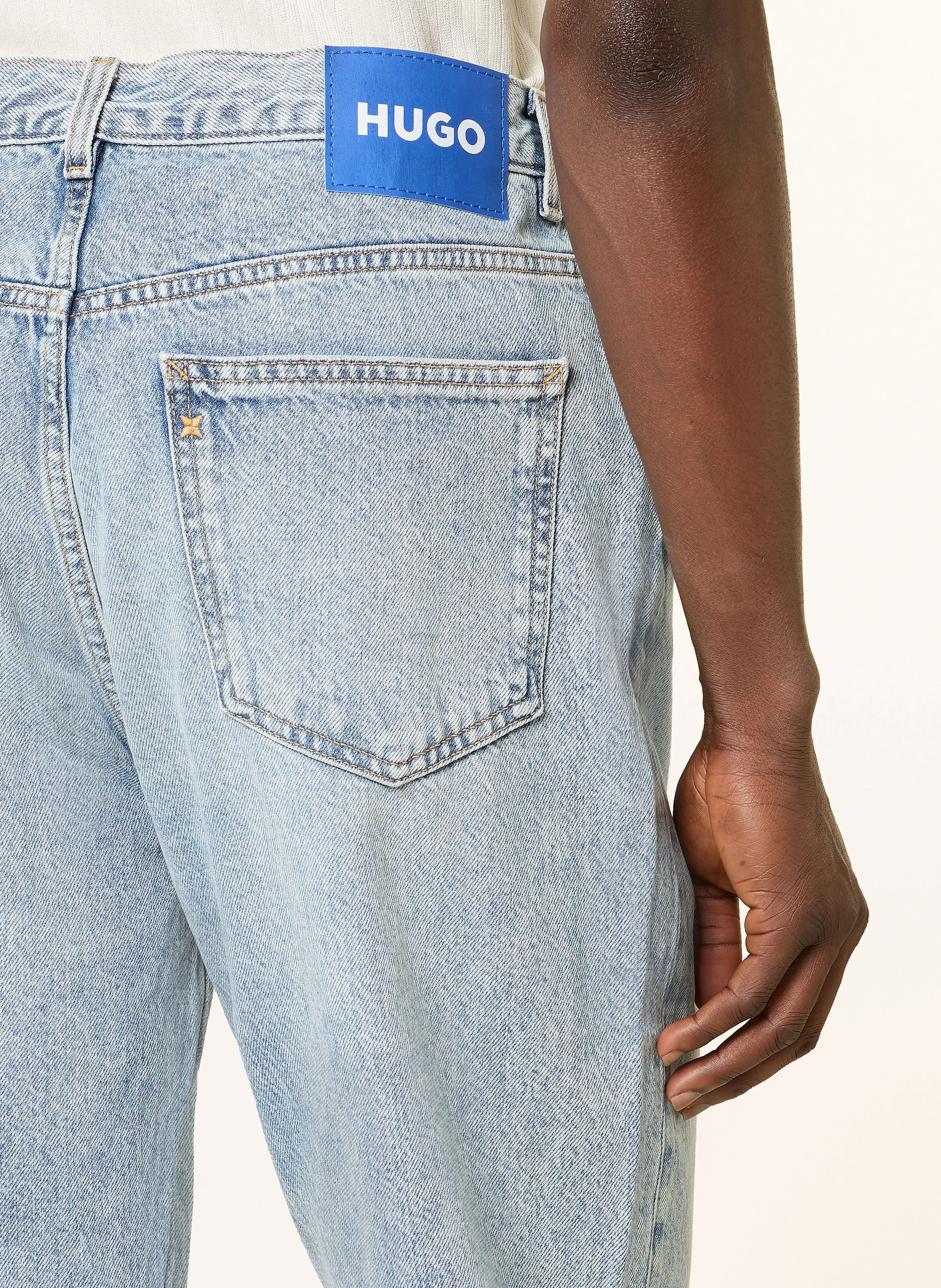 HUGO BLUE Destroyed Jeans NATE Baggy Fit