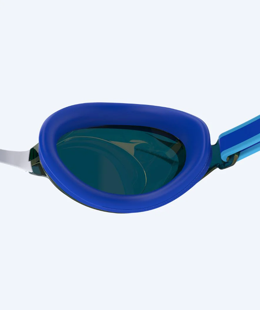 Speedo konkurrence svømmebriller til børn (6-14) - Vanquisher 3.0 Mirrored - Blå/guld