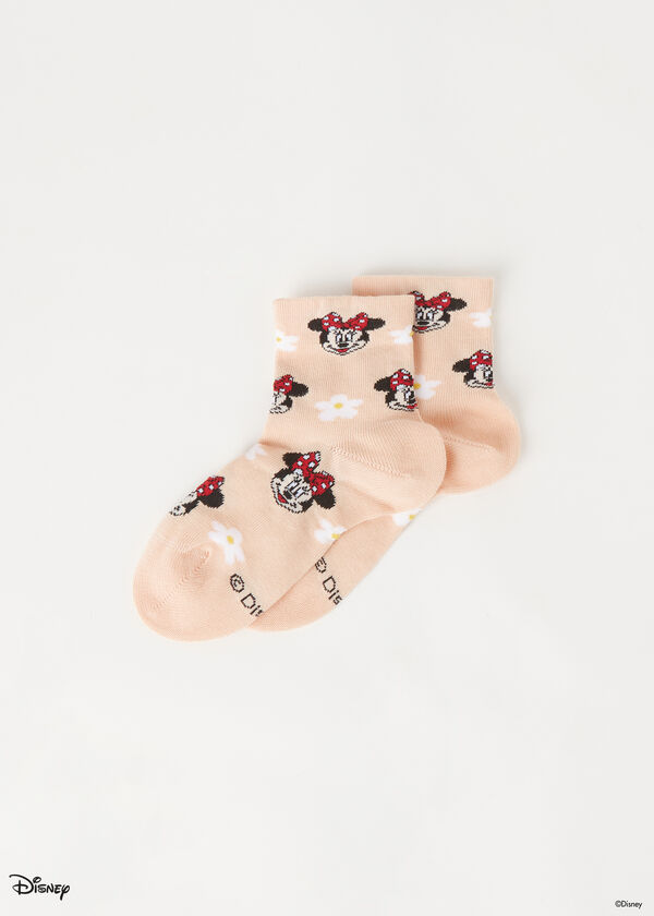 Meias curtas estampadas infantis