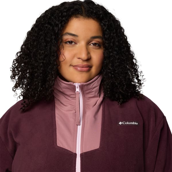 Sweat polaire COLUMBIA SEQUOIA GROVE HALF ZIP FLEECE W MOONVISTA/FIG/PINK DAWN