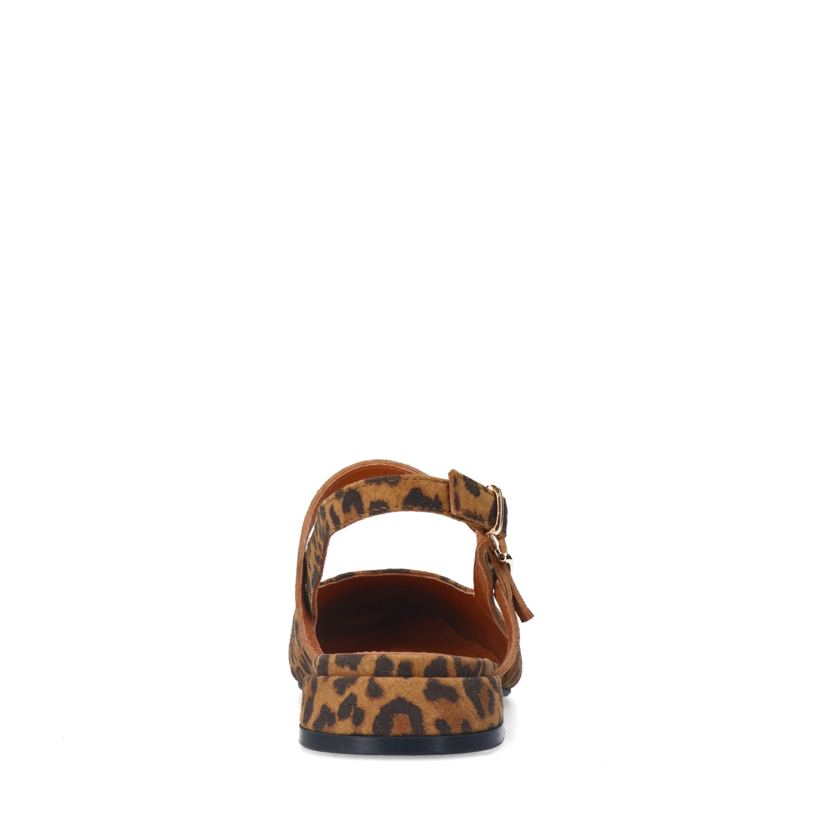 Leopard suède slingbacks