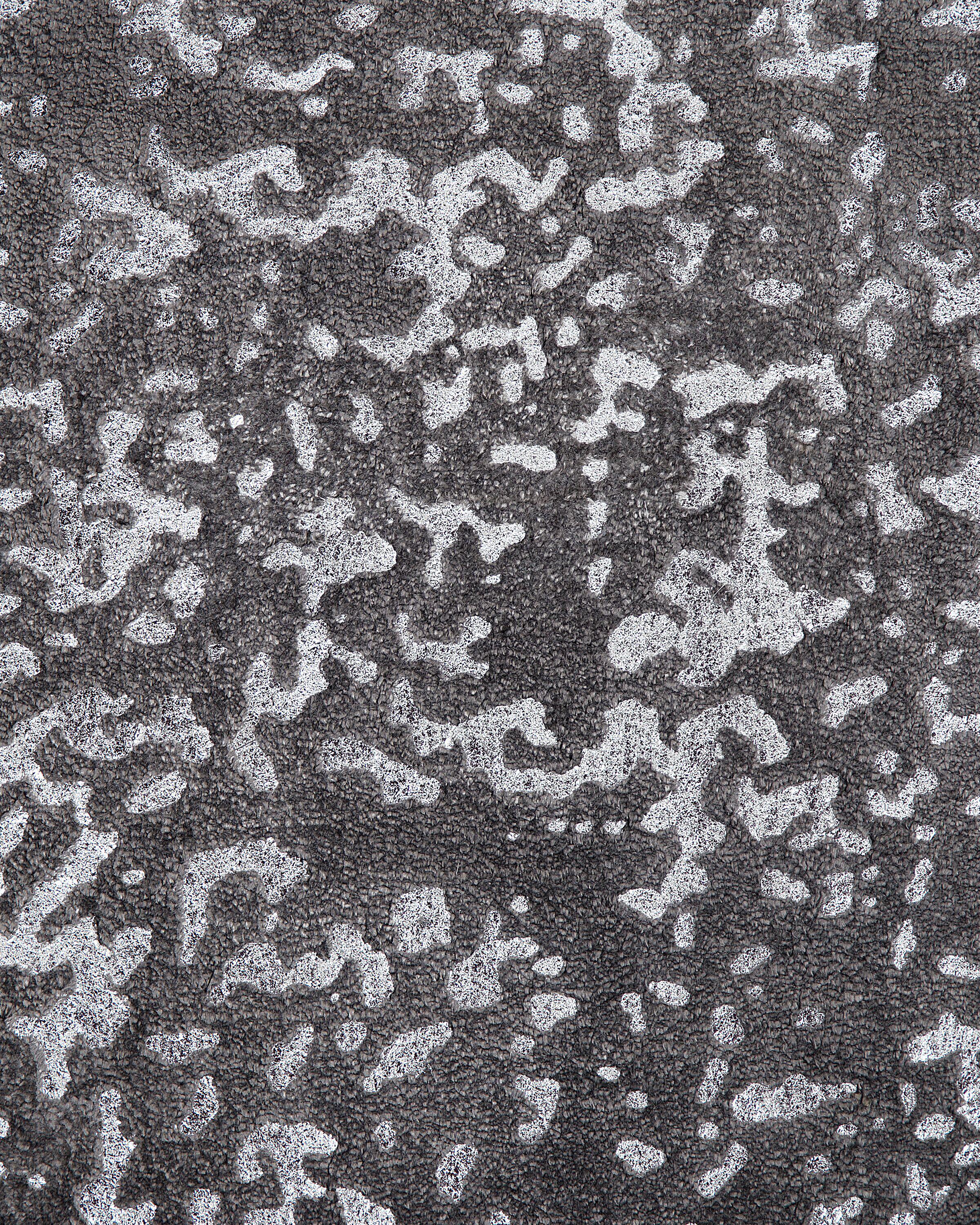 Vloerkleed ESEL Zilver 80 x 150 cm Viscose