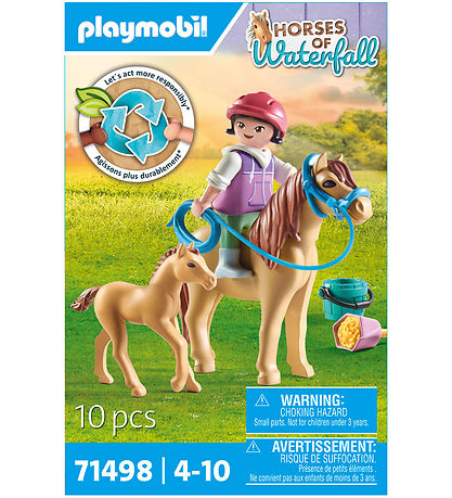 Playmobil Horses Of Waterfall - Barn med Pony og F?l - 71498 - 1