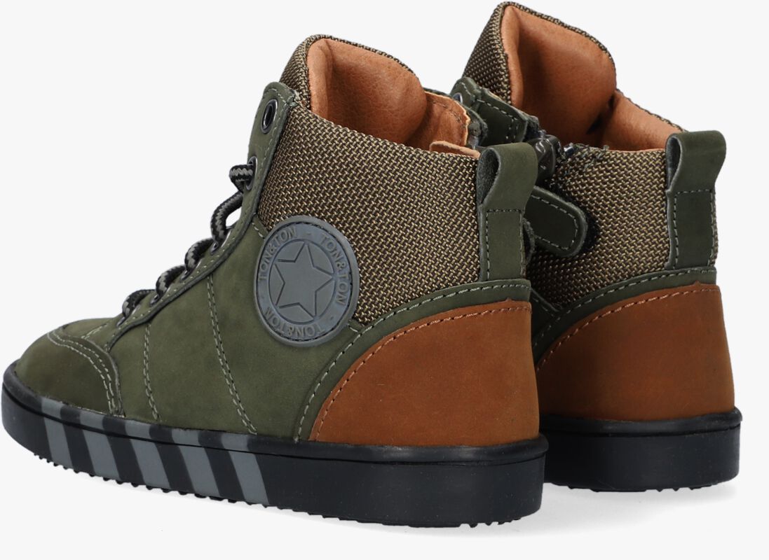 TON & TON groene ton & ton hoge sneaker brage