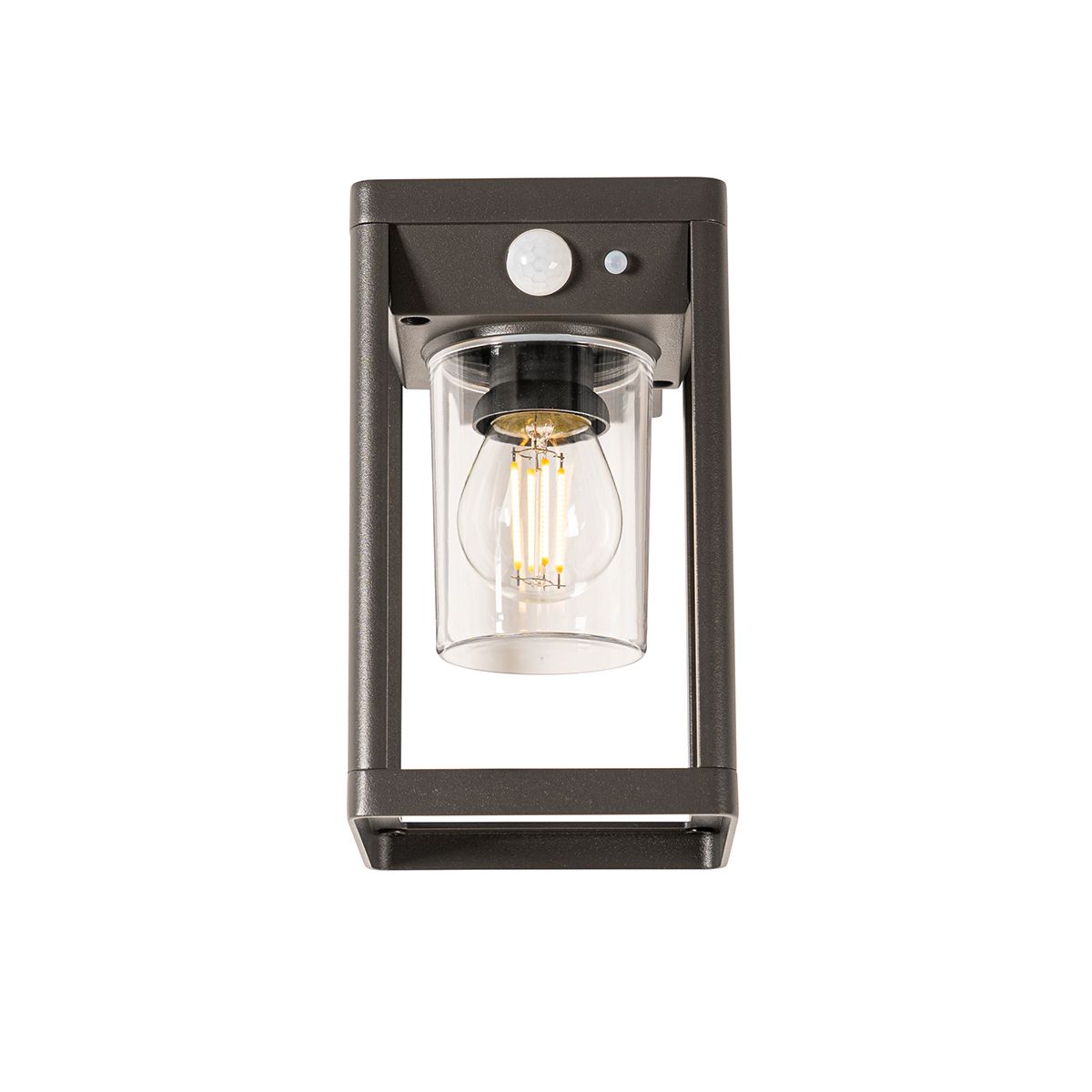 Buiten wandlamp donkergrijs incl. LED en dimlicht op solar - Sonne