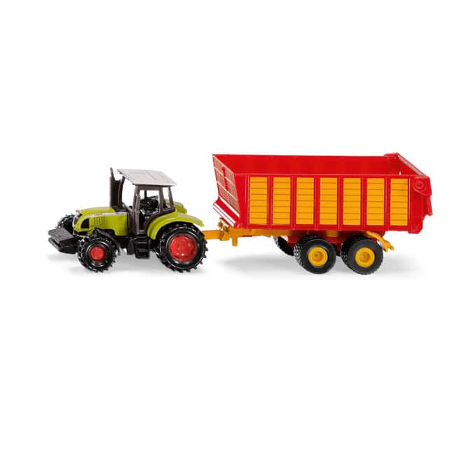 Siku Super 1650 - Claas mit Silagewagen