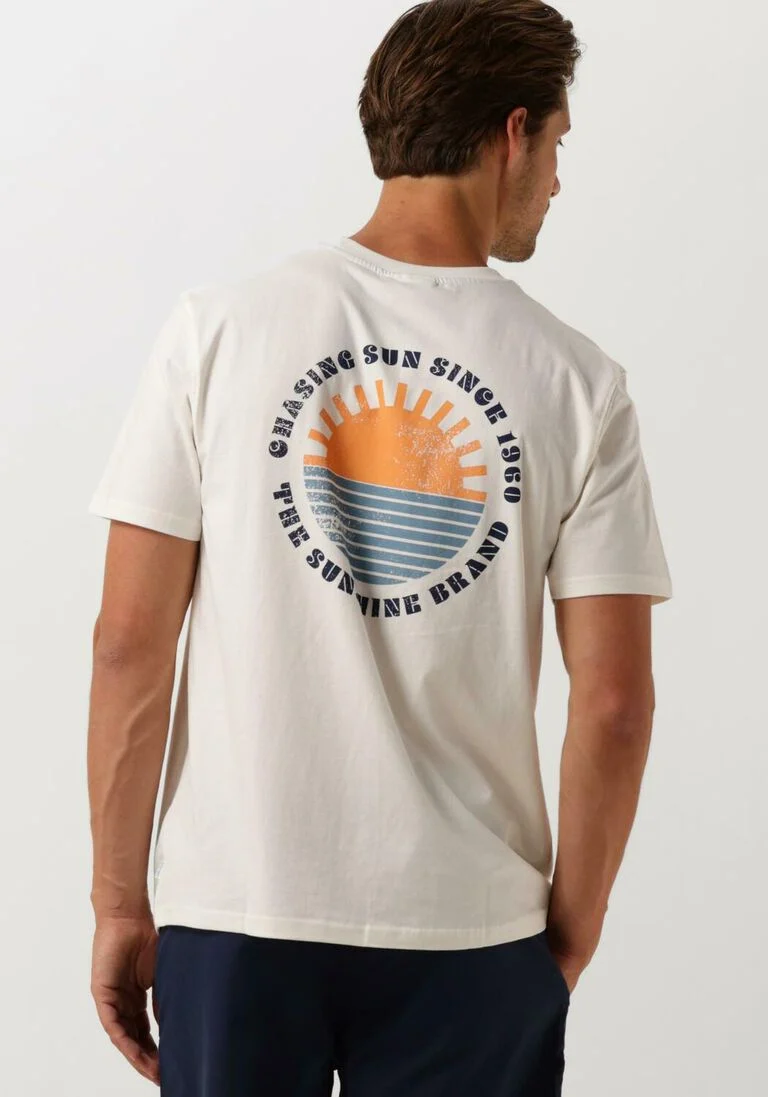 SHIWI witte shiwi t-shirt men sunset t-shirt