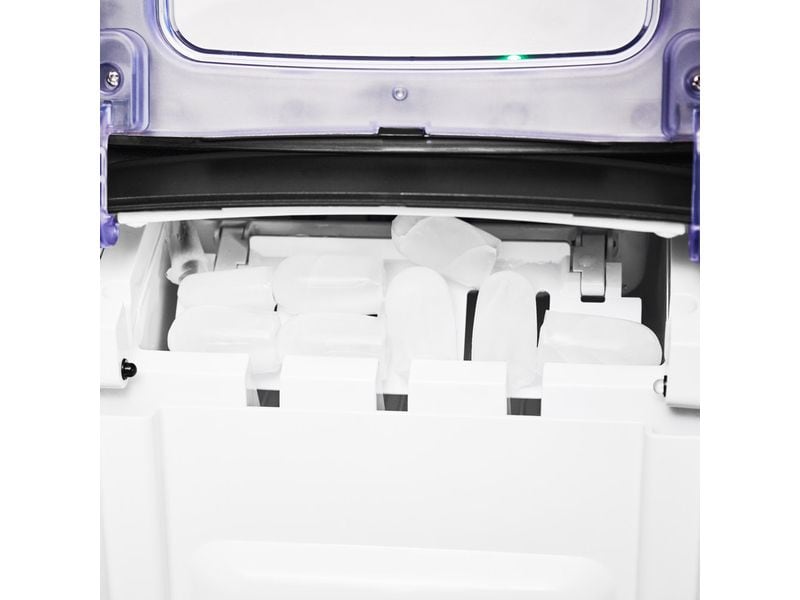 Gastroback Eiswürfelmaschine Bartender Pro 15 kg/24h Eiswürfelbereiter mit grossem Sichtfenster