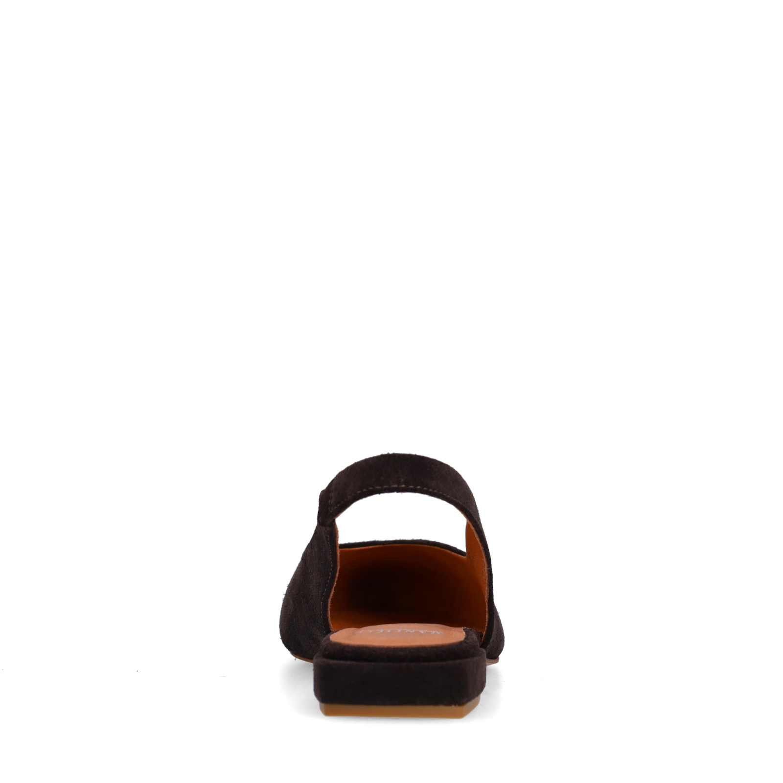 Bruine suède slingbacks