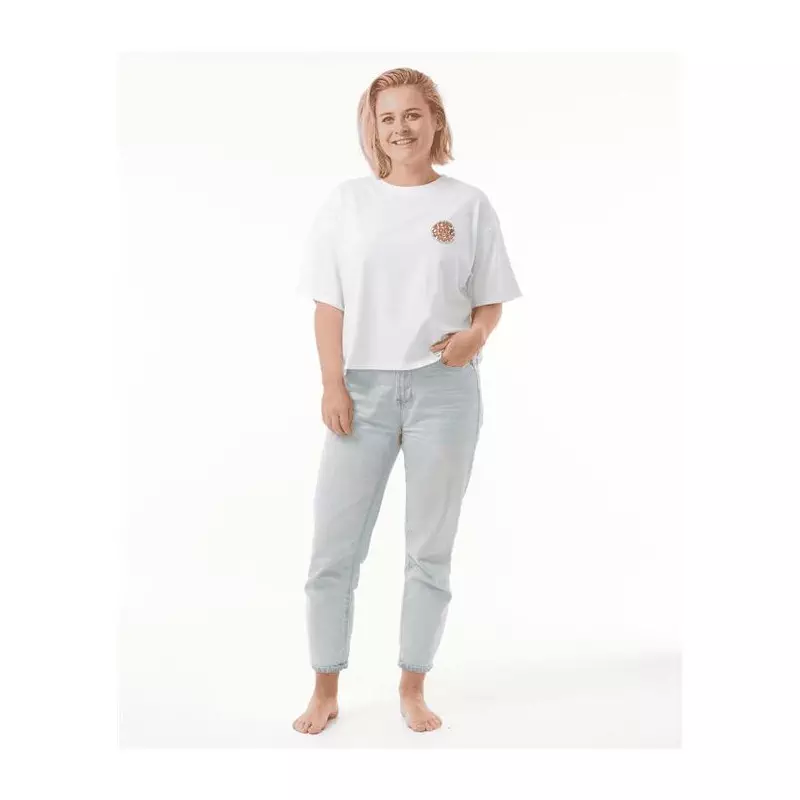 Teeshirt femme RIPCURL Icons Of Surf Heritage Tee 2 White
